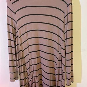 Long Sleeved Striped Dress